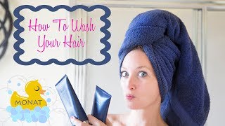 How To Wash Your Hair  MONAT [upl. by Castara]