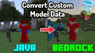 How to convert CUSTOM MODEL DATA for the GeyserMC Plugin Items Models Armor Emojis and Sounds [upl. by Sally]