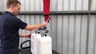 Vacuum lifting liquid cubes [upl. by Eatnwahs]