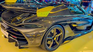 KOENIGSEGG ATTACK JESKO ODIN  Gold Plated 3M FASTEST SUPERCAR HYPERCAR 0100kmh 25s Absolut [upl. by Odlanyar]