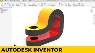 Autodesk Inventor Tutorial 12  FullRoundFillet hole [upl. by Etteniuq]