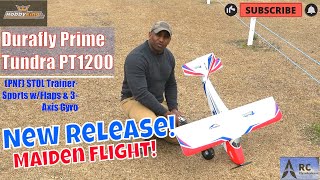 NEW RELEASE Durafly Prime Tundra PT1200 472quot STOL TrainerSports Model wFlaps amp 3Axis Gyro [upl. by Feilak]