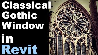 Gothic Window in Revit Tutorial [upl. by Cati]