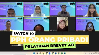 BREVET PAJAK AB BATCH 19  MATERI PPH OP  SESI PAGI [upl. by Evangelin]