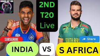 South Africa vs India 2nd T20I  Live Cricket Score Live Match Today Squarecut100 Live Score [upl. by Witt]