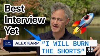 ALEX KARP PROMISES TO BANKRUPT SHORT SELLERS [upl. by Irreg]