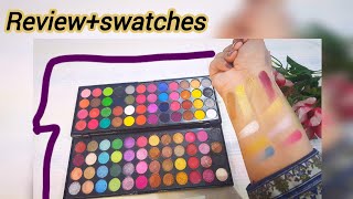 Eyeshadow palette ReviewSwatches  Glamouros face 4848 eye shadow palette review  glowupwithme [upl. by Gilmour]