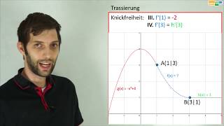 Trassierung  Funktion bestimmen  Mathematik [upl. by Helbonnas]