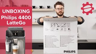 Unbox the NEW Philips 4400 LatteGo Superautomatic Espresso Machine With Us unboxingvideo [upl. by Ohl305]