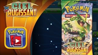 XY Ciel Rugissant Ouverture de 10 boosters en ligne  Une triplette dEX [upl. by Maxima]