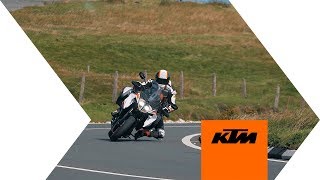 THE ISLE OF MAN GT Michael Rutter and the 2019 KTM 1290 SUPER DUKE GT  KTM [upl. by Spring]