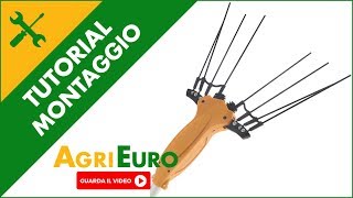 Montaggio video abbacchiatore elettrico professionale per ulivi Volpi Essential [upl. by Huei]