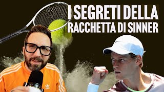 Come è fatta la nuova racchetta di Jannik Sinner tennis racchetta janniksinner [upl. by Morrell595]