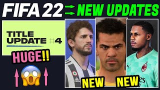 New FIFA 22 Confirmed News  Title Update 4  Real Faces Stadiums Career Mode amp Gameplay Fixes [upl. by Saylor967]