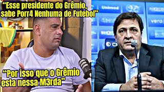 DEU O PAPO DIEGO SOUZA ATACA ALBERTO GUERRA PRESIDENTE DO GRÊMIO [upl. by Enerol991]