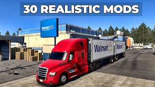 ATS 151 Top 30 Realistic Mods that you should install  ATS Mods [upl. by Lesna]