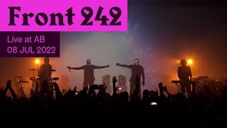 Front 242 Live at AB  Ancienne Belgique [upl. by Nivlam]