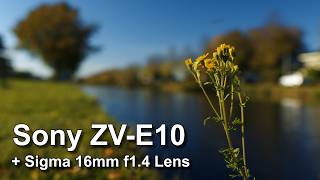 Sony ZV E10  Sigma 16mm f14  Cinematic Video Footage [upl. by Carew]