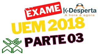 Exame de Física UEM 2018 Parte 03 Final [upl. by Alurta]