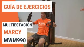 GUÍA de EJERCICIOS  MULTIGYM MWM990 Compact Home Gym 🏋️‍♀️ [upl. by Drarrej124]