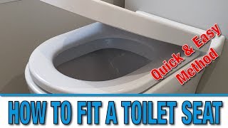 How to fit a new toilet seat  Tutorial  DIY Hacks [upl. by Eglantine]