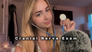 ASMR Cranial Nerve Exam light triggers follow my instructions fast and aggressive [upl. by Eidde]