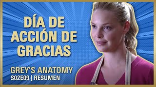 Greys Anatomy 2x09  BURKE SALVA ACCIÓN de GRACIAS  RESUMEN Temporada 2 [upl. by Anilatsyrc]