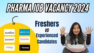 Pharmacy Freshers amp Experienced Job Vacancy 2024  Accenture Parexel IQVIA Fortrea  Pharma Jobs [upl. by Gentille]