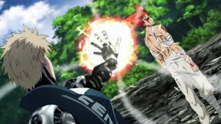 OPM  Garou vs Genos amp Bang Full Fight HD English dub  One Punch Man [upl. by Adnovay990]