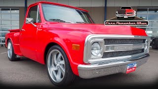 SOLD 1970 Chevrolet C10 Shortbed FOR SALE LS 60 Motor Restomod [upl. by Seiter]