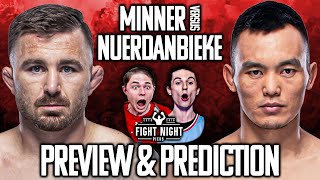 UFC Fight Night Darrick Minner vs Shayilan Nuerdanbieke Preview amp Prediction [upl. by Vasiliu]