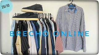 GARIMPO MASCULINO  Brechó online 2610 [upl. by Einahpetse]