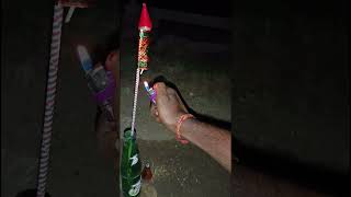 Happy dipawali sky shot rocket launcher diwali shortvideo [upl. by Elletsirhc]