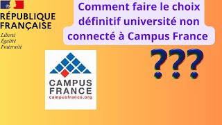 Comment finaliser votre dossier auprès de Campus France université non connecté MonoyMindset [upl. by Phippen]