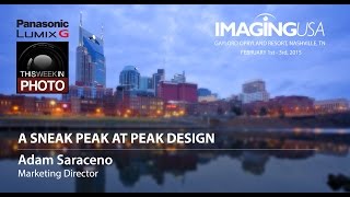 A Sneak Peek at Peak Design with Adam Saraceno at Imaging USA 2015 [upl. by Camala441]