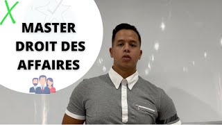 ✅Comment réussir au concours MASTER Droit des affaires [upl. by Eirrab714]