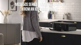 Canon PIXMA MG3650S Series – Enabling printing from an iOS Smartphone [upl. by Ecerehs403]