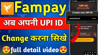 Fampay Upi Id Kaise Banaye  How To Create New Upi Id In Fampay [upl. by Justis]