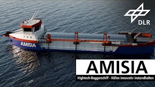 HightechBaggerschiff – Häfen innovativ instand halten im Projekt AMISIA [upl. by Anaejer783]