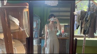 sometimes your favorite store is inside a cult and sometimes they make linen overalls  home video [upl. by Tronna]