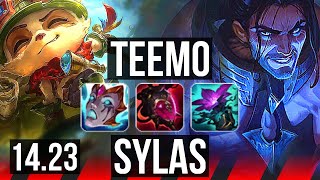 TEEMO vs SYLAS TOP  6313  KR Diamond  1423 [upl. by Lymn471]