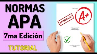 Cómo usar las Normas APA en WORD 7ma Edición 2024  NORMAS APA ULTIMA EDICIÓN [upl. by Anayet334]