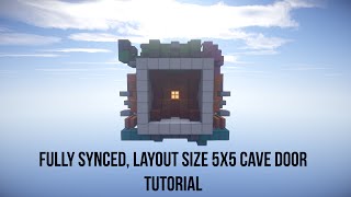 TUTORIAL 5x5 Cave Door Extremely Fast Layout Size Fully Synchronised [upl. by Ria]