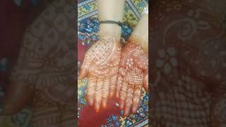 Karva chauth special mehandi designmehandi designdastana mehandiviral trendingRR beauty tutoria [upl. by Anaicilef]