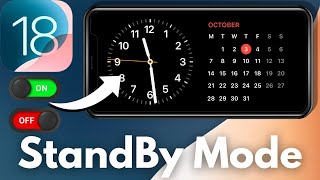 How To Turn On StandBy Mode On iPhone iOS 18 [upl. by Hurless]