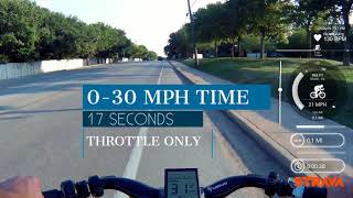 eBike Speed Test 1000 watt Front Hub Motor electric bike [upl. by Graham]