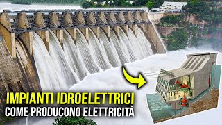 Impianti idroelettrici come funzionano e come fanno a produrre energia elettrica dallacqua [upl. by Pudens]