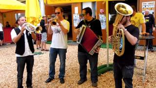 Austrian Folk Music Traditional Oompah Band Playing at Picture On Festival 110812 [upl. by Genevra]