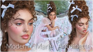 Modern Marie Antoinette🏰🎀⛲️ A Makeup amp Hair Tutorial [upl. by Gail]