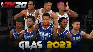 NBA 2K20  The Creation of Gilas Pilipinas 2023 Squad  Myleague Ep 1 Gameplay [upl. by Ahsait]